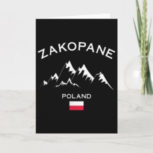 Zakopane Polen Skigebied Tatra Mountains Skiën  Kaart
