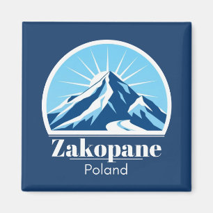 Zakopane Polen Tatra skigebied souvenir Magneet