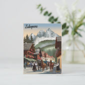 Zakopane Polen vintage Briefkaart (Staand voorkant)