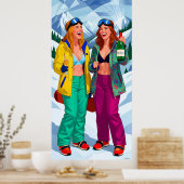 Zakopane Winter Après-Ski Escape Poster (Keuken)