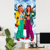 Zakopane Winter Après-Ski Escape Poster (Thuiskantoor)