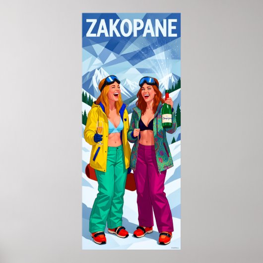 Zakopane Winter Après-Ski Escape Poster (Voorkant)
