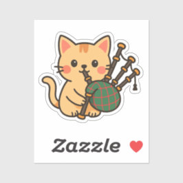 Zakpijp Kat Leuk Ontwerp Sticker