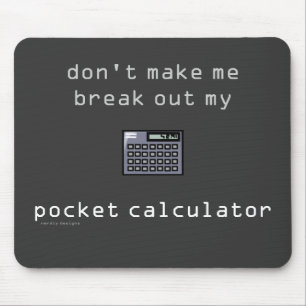 zakrekenmachine mousepad muismat