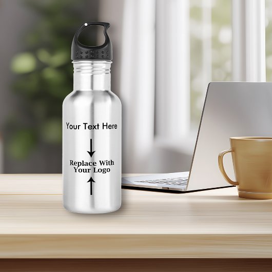 Zakwaterflessen met bedrijfslogo waterfles 