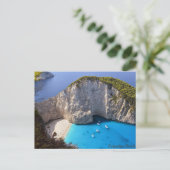 Zakynthos Beach, Griekenland Feestdagenkaart (Staand voorkant)