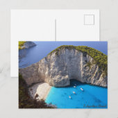 Zakynthos Beach, Griekenland Feestdagenkaart (Voorkant / Achterkant)