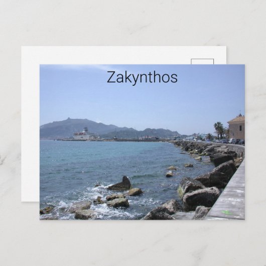 Zakynthos Briefkaart (Voorkant / Achterkant)