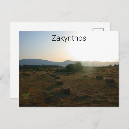 Zakynthos Briefkaart (Voorkant / Achterkant)