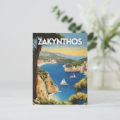 Zakynthos Griekenland Briefkaart (Staand voorkant)