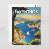 Zakynthos Griekenland Briefkaart (Voorkant / Achterkant)