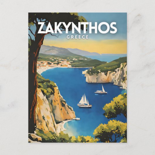 Zakynthos Griekenland Briefkaart (Voorkant)