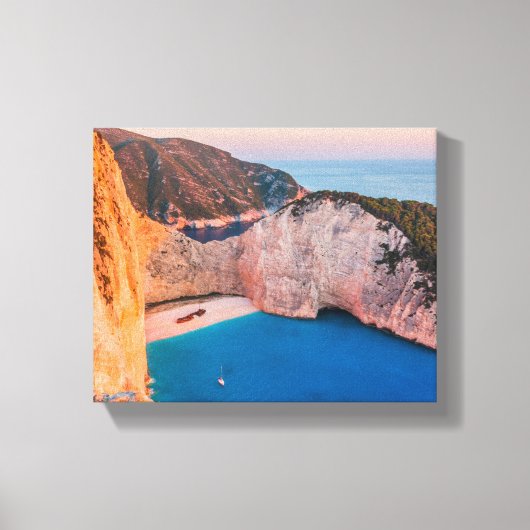 Zakynthos, Griekenland. Canvas Afdruk (Voorkant)