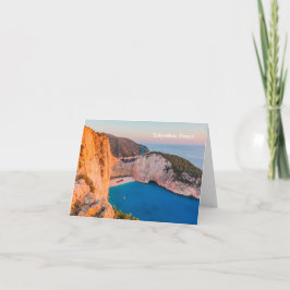 Zakynthos, Griekenland. Feestdagen Kaart