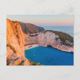 Zakynthos, Griekenland. Feestdagenkaart