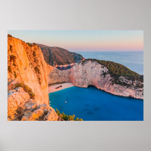 Zakynthos, Griekenland. Poster (Voorkant)