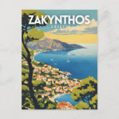 Zakynthos Griekenland Reizen Briefkaart (Voorkant)