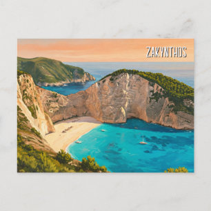 Zakynthos Griekenland Reizen Briefkaart