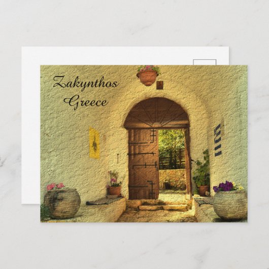 Zakynthos, Grieks briefkaart (Voorkant / Achterkant)