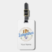 Zakynthos Island Griekenland Vakantie  souvenir Bagagelabel (Voorkant verticaal)