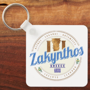 Zakynthos Island Griekenland Vakantie souvenir Sleutelhanger