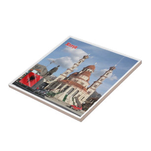 zAL011 KORÇË Albanië Tegeltje