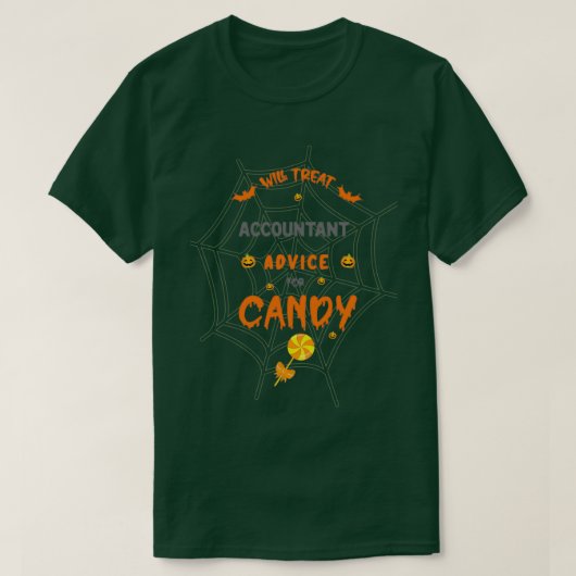 zal accountantsadvies voor Snoep Funny Hallo behan T-shirt (Design voorkant)