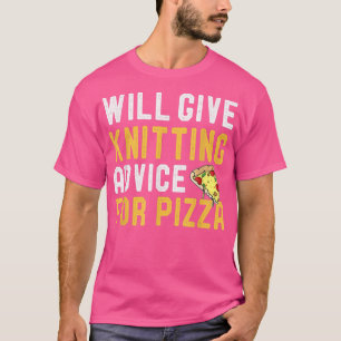 Zal advies geven voor Pizza Funny Knit Hum T-shirt