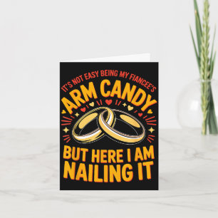 Zal arm candy verloving verloofde stel arm zijn kaart