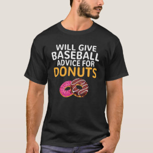 Zal Baseball-advies geven voor Donuts Baseball Co. T-shirt