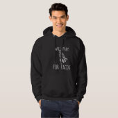 Zal bidden voor Tacos Christelijk Hilarious Prayer Hoodie (Voorkant volledig)