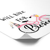 ZAL BIKE ZIJN VAN PROSECCO-POSTER POSTER (Hoek)