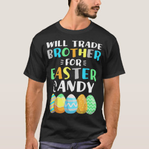 Zal broeder ruilen voor eitjes voor paaseieren in t-shirt
