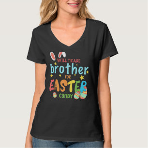 Zal broeder ruilen voor paaseieren die Snoep eten, T-shirt