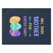 Zal broeder ruilen voor paasmaaltijd Snoep I Tafelkleed (Voorkant (Horizontaal))