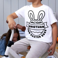 Zal broeder verhandelen voor paaseieren T-shirt