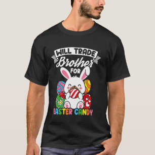 ZAL Broer RUILEN VOOR Pasen CANDY Paashaas H T-shirt