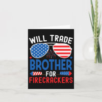 Zal Broer Ruilen Voor Vuurwerk Grappige 4e Juli