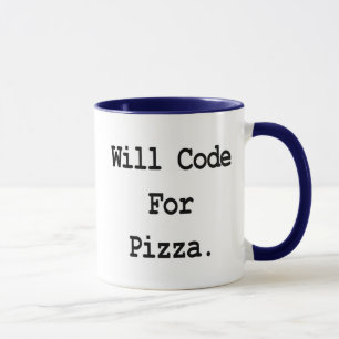 zal code schrijven voor pizza mok