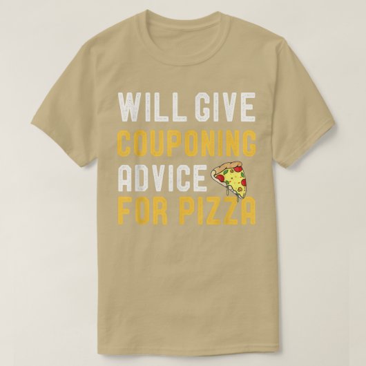 Zal coupon advies geven voor Pizza Funny Pizza L T-shirt (Design voorkant)
