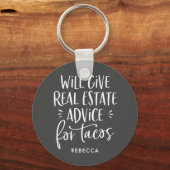 Zal de eigenlijke Estate Adviseren voor Tacos Funn Sleutelhanger (Voorkant)