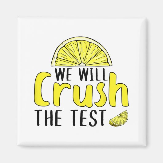 Zal de test citroen grappige testdag voor studie v magneet (Voorkant)