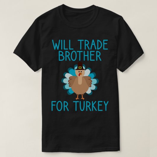 Zal de Thanksgiving van Turkije verder worden ontw T-shirt (Design voorkant)