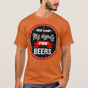 Zal de verkoop van bieren t-shirt