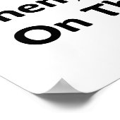 Zal dit op het examen staan? poster (Hoek)
