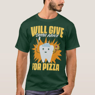 Zal een tandheelkundig advies geven, wat een grapp t-shirt