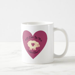 Zal Ewe mijn Valentijn zijn? Koffiemok