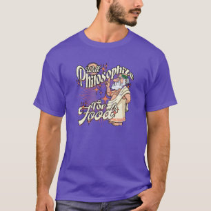 Zal filosoferen voor voedsel Filosofe Filosofie r T-shirt