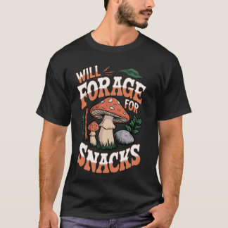 Zal Fourageren Voor Snacks Mycoloog Morel Jager Vo T-shirt