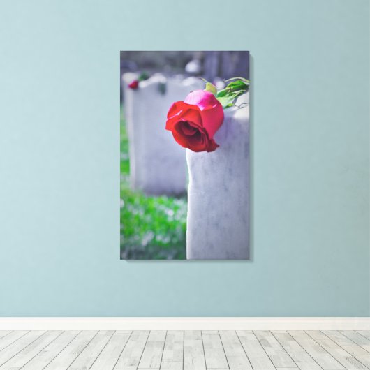 Zal het altijd onthouden! canvas afdruk (Insitu (Houten vloer))